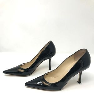 Jimmy Choo Black Patent Pumps